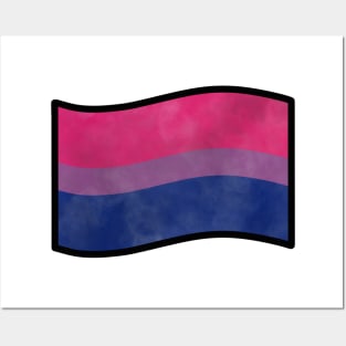 Foggy Bisexual Pride Flag Posters and Art